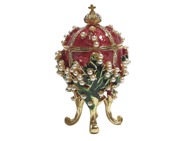 Aloccoco Vintage Faberge Replika Stil Ei