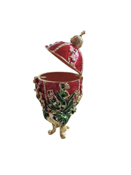 Aloccoco Vintage Faberge Replika Stil Ei