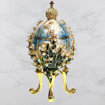Aloccoco Vintage Faberge Replika Stil Ei