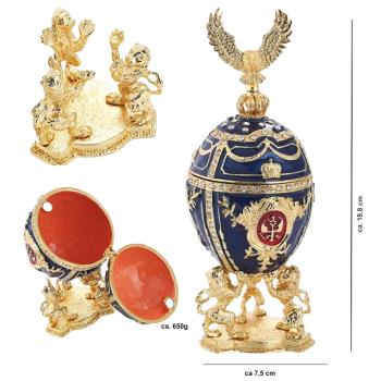 Aloccoco Vintage Faberge Replika Stil Ei