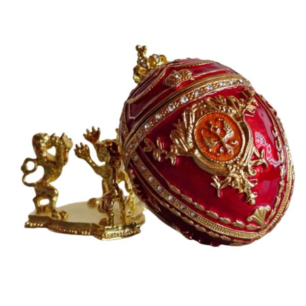 Aloccoco Vintage Faberge Replika Stil Ei