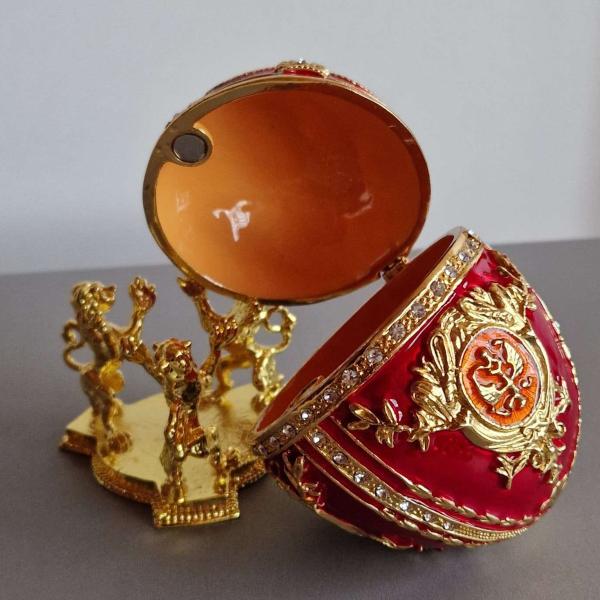 Aloccoco Vintage Faberge Replika Stil Ei