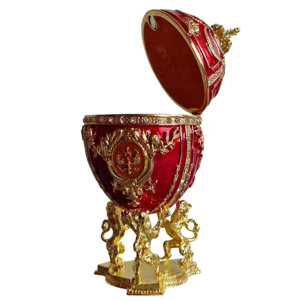 Aloccoco Vintage Faberge Replika Stil Ei