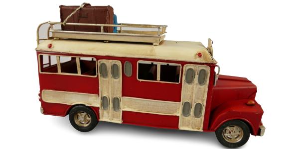 Retro Autobus Antik Eisen L.26x15x9cm - Kopie