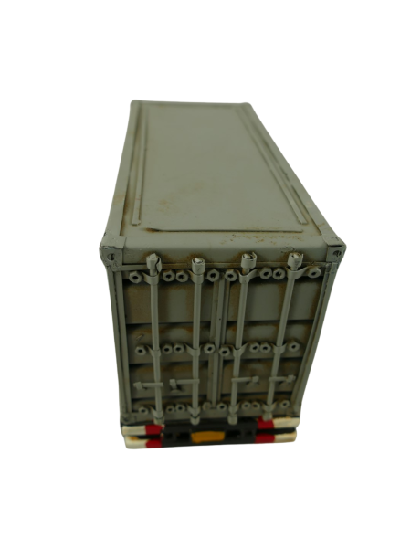 Retro Truck grau/blau Antik Eisen L.29x12cm